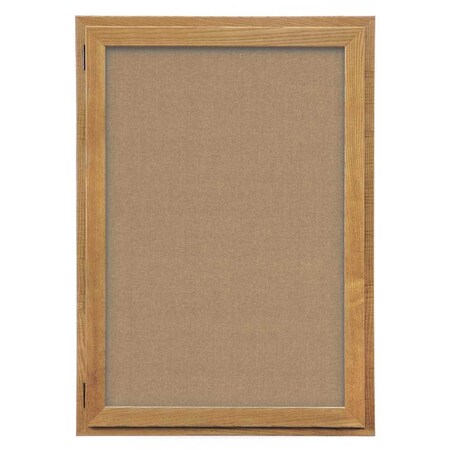 United Visual Products Outdoor Enclosed Combo Board, 72"x36", Black Frame/Green & Ultramarine UVCB7236ODB-GREEN-ULTMAR